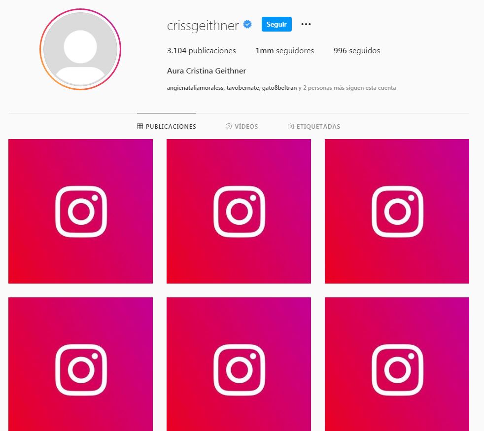 ¡Le robaron la cuenta de Instagram a Aura Cristina! La actriz y ahora modelo para redes sociales Aura Cristina Geithner, denunció en Twitter que su cuenta de Instagram había sido hackeada, y que se encontraba en proceso de recuperarla.