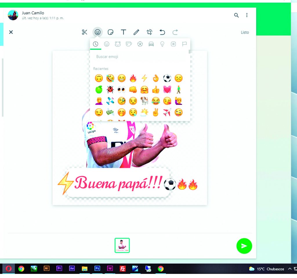 Haga sus ‘stickers’ en WhatsApp Una de las características que tiene la aplicación de mensajería WhatsApp es que, aparte de mensajes, los usuarios pueden comunicarse a través de ‘stickers’: imágenes que, solo con verlas, pueden reemplazar una frase.