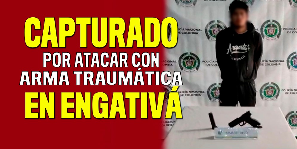 Por intolerancia en la vía disparó un arma traumática En las últimas horas la Policía de Bogotá informó que se logró la captura de un hombre, quien en un hecho de intolerancia en la localidad de Engativá en la noche de este jueves, desenfundó un arma traumática y lesionó a otro.