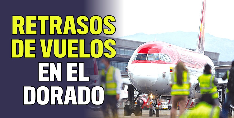 Tanto salida como llegada de vuelos se retrasan en El Dorado La Aeronáutica Civil informó en la mañana de este viernes que por sobredemanda, se tienen previstas algunas demoras en los vuelos que salgan y aterricen el día de hoy en el Aeropuerto El Dorado de Bogotá.