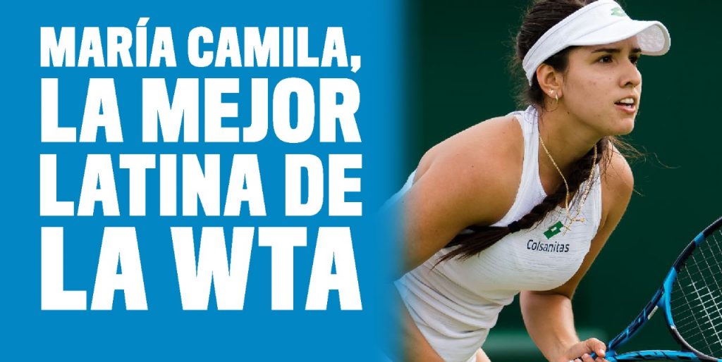 Tenista colombiana en el ranquin de las mejores del WTA A pesar de que en los últimos torneos disputados por María Camila Osorio Serrano la suerte no ha estado de su lado y ha caído en las primeras rondas, la tenista cucuteña se convirtió en la jugadora latinoamericana mejor posicionada en el ranquin WTA.