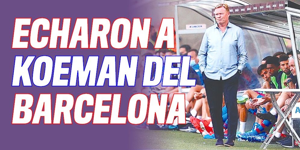 Tras derrota con gol de Falcao, Barcelona echó a Koeman El técnico Ronald Koeman acaba de ser destituido como entrenador del Barcelona, tras la derrota de este miércoles 1-0 contra el Rayo Vallecano, con golazo del colombiano Radamel Falcao García, esto en partido de la jornada 11 de la Liga de España, informó el club azulgrana.