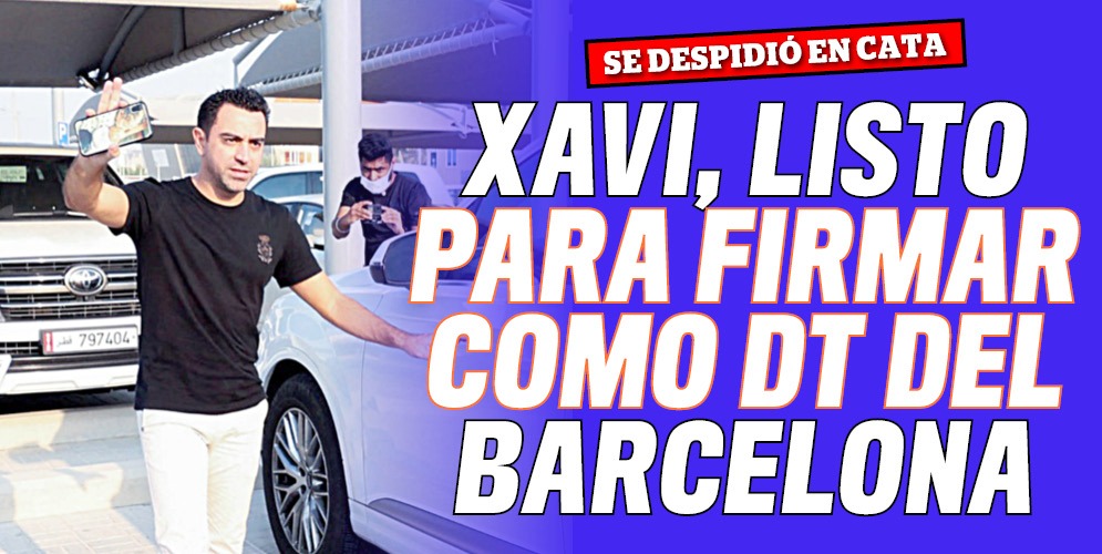 Xavi se despidió en Catar y está listo para firmar con Barcelona Emblema del juego de toque que elevó al Barcelona, Xavi Hernández está a punto de volver a casa para tomar las riendas del equipo de su vida con la misión de reconstruir un grupo en caída libre y situar de nuevo al Barça en el primer plano mundial.