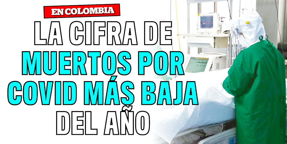 24 fallecidos por COVID, la cifra más baja en el país desde mayo de 2020 El Ministerio de Salud informó que este lunes 4 de octubre el país reportó 24 fallecidos, de los cuales 21 se registraron en días anteriores, siendo la cifra más baja desde mayo de 2020. Así las cosas, el total de muertes por coronavirus en Colombia llegó a 126.425.