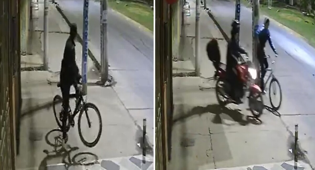 Ladrones en bicicleta se robaron una moto en Engativá Tres pillos que se movilizaban en bicicleta en el barrio Garcés Navas, en la localidad de Engativá amenazaron a una pareja con un arma de fuego para hurtarles una moto.