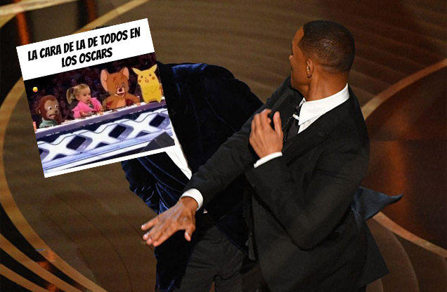 Los memes que dejó la cachetada de Will Smith a Chris Rock  Un momento épico y muy incómodo se vivió en la edición número 94 de los Premios Óscar, cuando Will Smith golpeó al comediante Chris Rock, luego de que hizo una broma sobre su esposa.