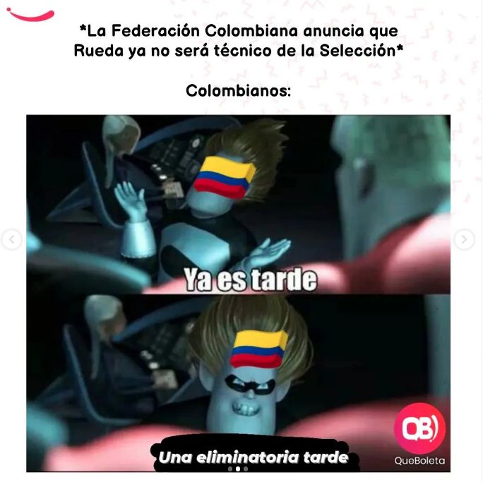 Llore de la risa con los mejores memes tras la salida de Reinaldo Rueda La salida de Reinaldo Rueda de la Selección Colombia ha generado todo tipo de reacciones entre los colombianos, y las redes han sido el tablero para que los internautas se desahoguen y expongan sus opiniones.