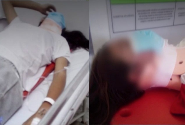 Niña fue golpeada por sus compañeras de colegio y terminó en el hospital   En el colegio Bravo Páez, ubicado en la localidad Rafael Uribe Uribe, una niña de 14 años fue golpeada salvajemente por sus compañeras, dentro y fuera de la institución educativa. Según la madre de la menor, su hija quedo inconsciente en el piso, y aun así la seguían golpeando en la cabeza.