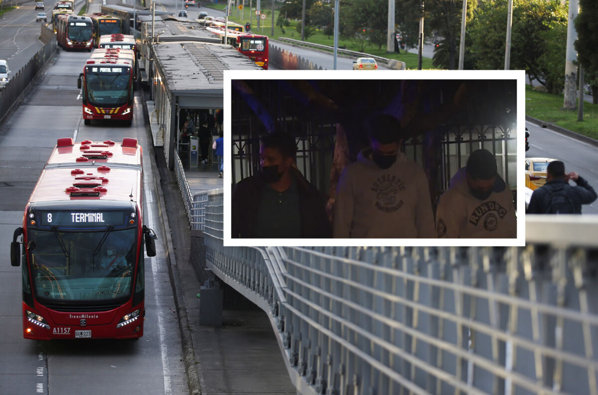 Pillos se hicieron los borrachos para atracar a pasajeros de un TransMilenio En horas de la noche del martes, unos ladrones se hicieron los borrachos para posteriormente sorprender a los pasajeros de un TransMilenio y perpetrar un masivo hurto al norte de la ciudad.
