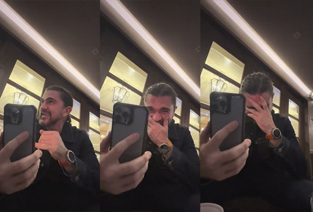 EN VIDEO: La viral reacción de Juanes al ver a Mafe Walker El cantante colombiano Juanes se viralizó en la red social TikTok al realizar un video reaccionando a una de las famosas grabaciones de la bogotana Mafe Walker, donde supuestamente está hablando con alienígenas.