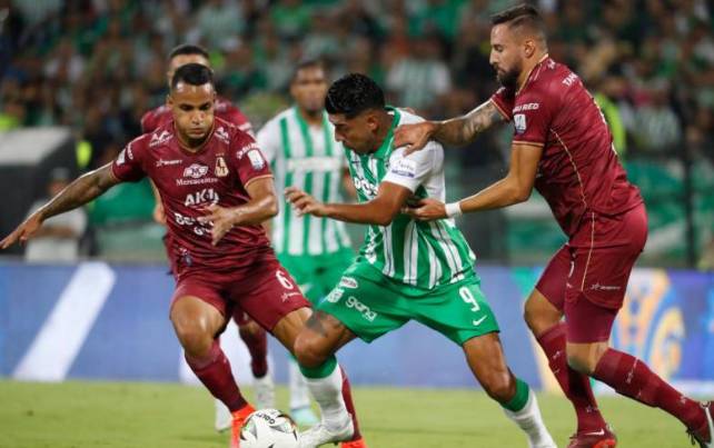 Partidazo de Nacional: venció 3-1 al Tolima El Club Atlético Nacional cumplió y se impuso en casa ante el Deportes Tolima, con un marcador de 3-1 en la primer final de la Liga BetPlay.