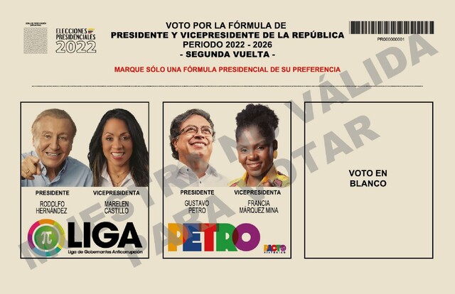 A partir de mañana inician las votaciones en el exterior para la segunda vuelta Este lunes 13 de junio la Registraduría dará apertura a las votaciones en el exterior para la segunda vuelta de las elecciones presidenciales entre los candidatos Gustavo Petro y Rodolfo Hernández.