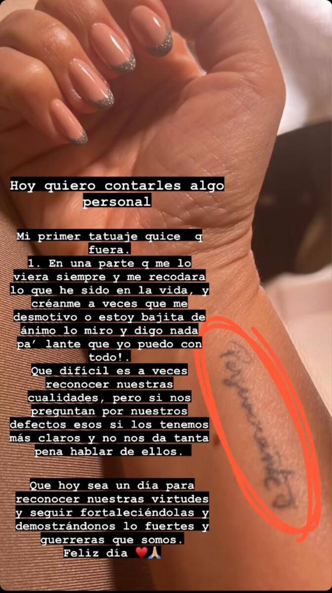 Paola Jara dejó al descubierto su nuevo tatuaje La cantante de música popular Paola Jara, compartió en sus redes sociales una foto en la que se le ve el nuevo tatuaje que se hizo.