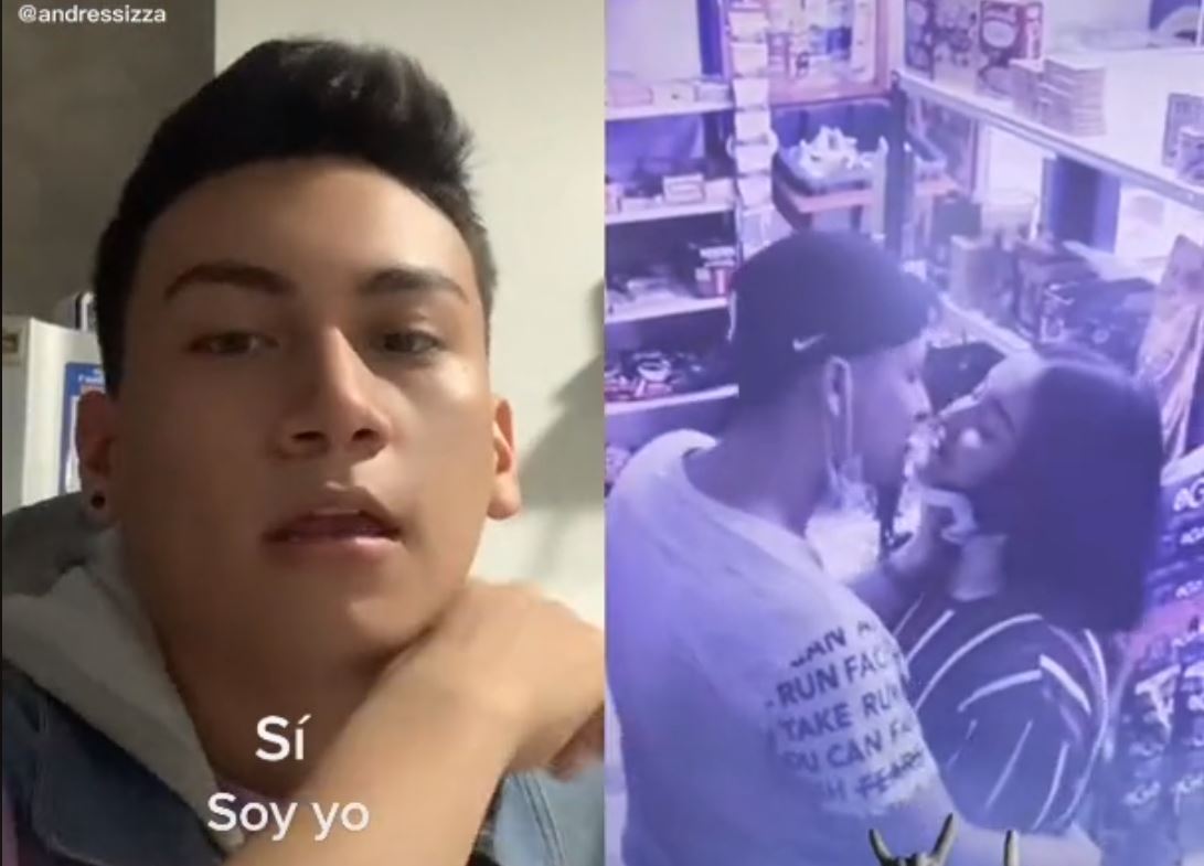Agarró 'mal parada' a su conquista y el video se hizo viral En redes sociales se ha hecho viral un video que cuenta la historia de un joven que vio en un video cómo la chica con la que estaba saliendo, besa a uno de sus mejores amigos.
