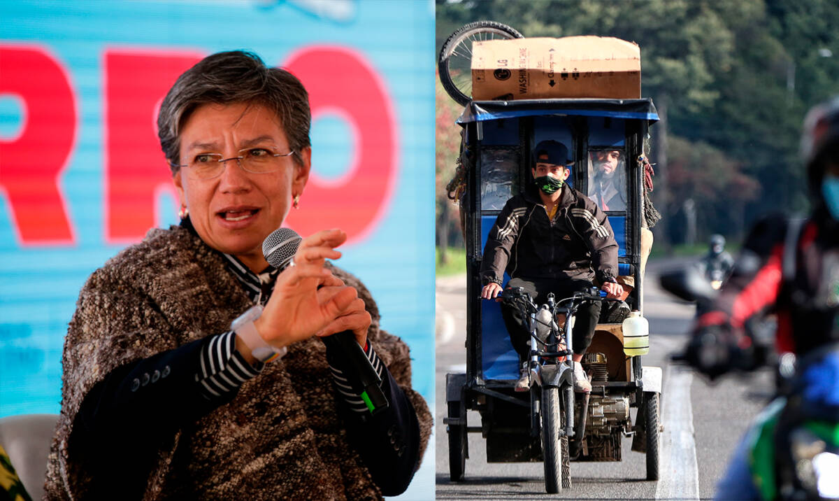 "Bicitaxismo sí, mototaxismo no": Alcaldesa Nuevamente la alcaldesa Claudia López volvió a pronunciarse en su cuenta de Twitter respecto a los bicitaxis y mototaxis que quiere sacar de la ciudad, justo en medio de las protestas que se registran a tempranas horas de la mañana de este jueves en el sector de Patio Bonito.