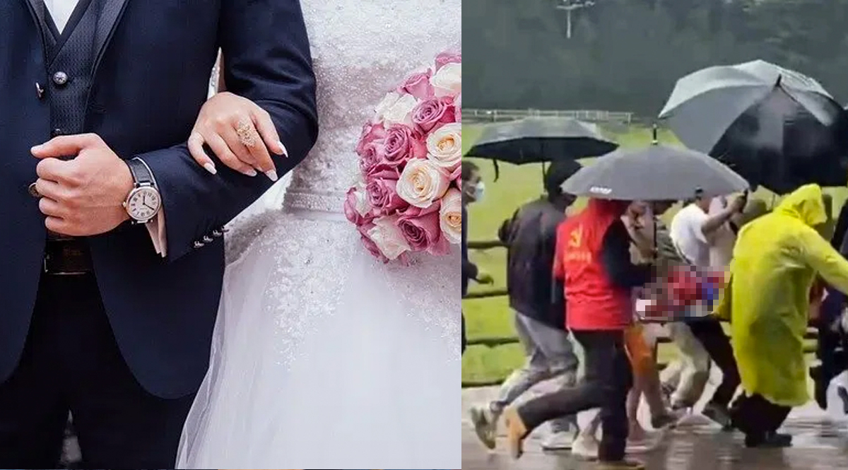 Hombre murió antes de su boda tras caída de rayo Un matrimonio debió ser cancelado luego que el novio perdiera la vida por un rayo durante una sesión de fotos.
