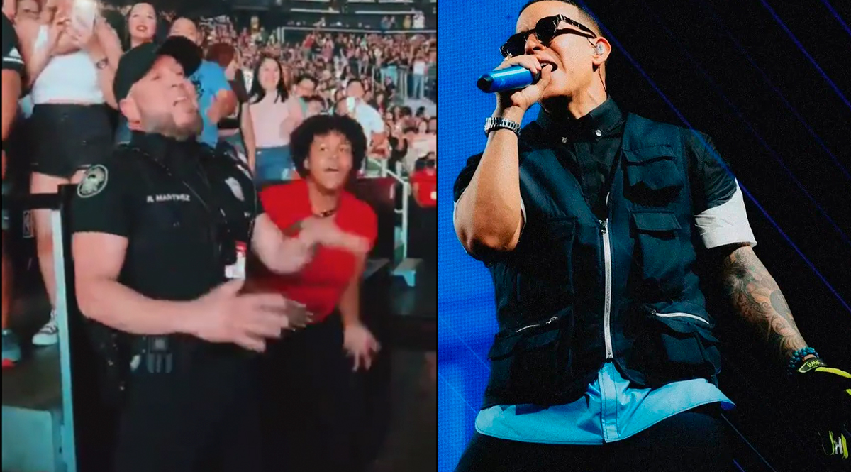 En Video: Policía se robó el show en concierto de Daddy Yankee El video de un policía bailando en pleno concierto de Daddy Yankee le está dando la vuelta al mundo, y es que en las imágenes se puede ver que este uniformado se gozó la presentación del artista de principio a fin.
