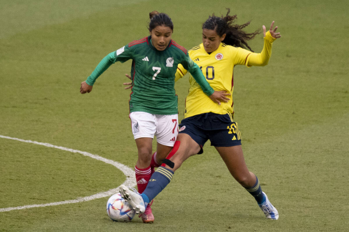 ¡De infarto! Las superpoderosas empataron contra la escuadra mexicana Luego de un partido de toma y dame entre la Selección Colombia Femenina y el equipo mexicano, las superpoderosas empataron y se llevaron un punto en la clasificación que hoy las posiciona líderes del grupo B de Copa Mundial Femenina de Fútbol Sub-20.