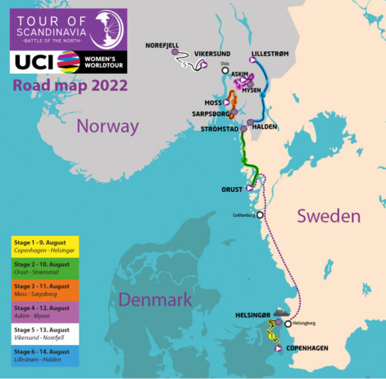 Así se podrá seguir el Tour de Escandinavia Femenino Varias de las mejores ciclistas del mundo como las neerlandés Demi Vollering y Marianne Vos, y la danesa Cecilie Uttrup Ludwig, figuras en el reciente Tour de Francia Femenino, se reunirán esta semana en el norte de Europa para disputar el primer Tour de Escandinavia.