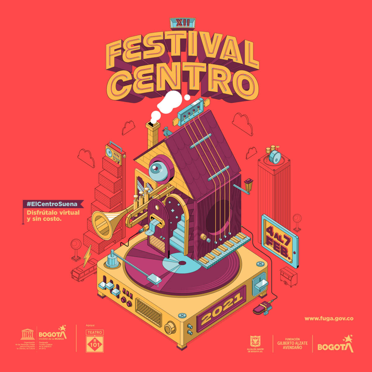 Se abre la convocatoria para el festival Centro 2023 La Fundación Gilberto Alzate Avendaño, La Fuga, abrió la convocatoria para seleccionar los artistas que integrarán el cartel de uno de los festivales musicales más importantes de Bogotá: El Festival Centro 2023.