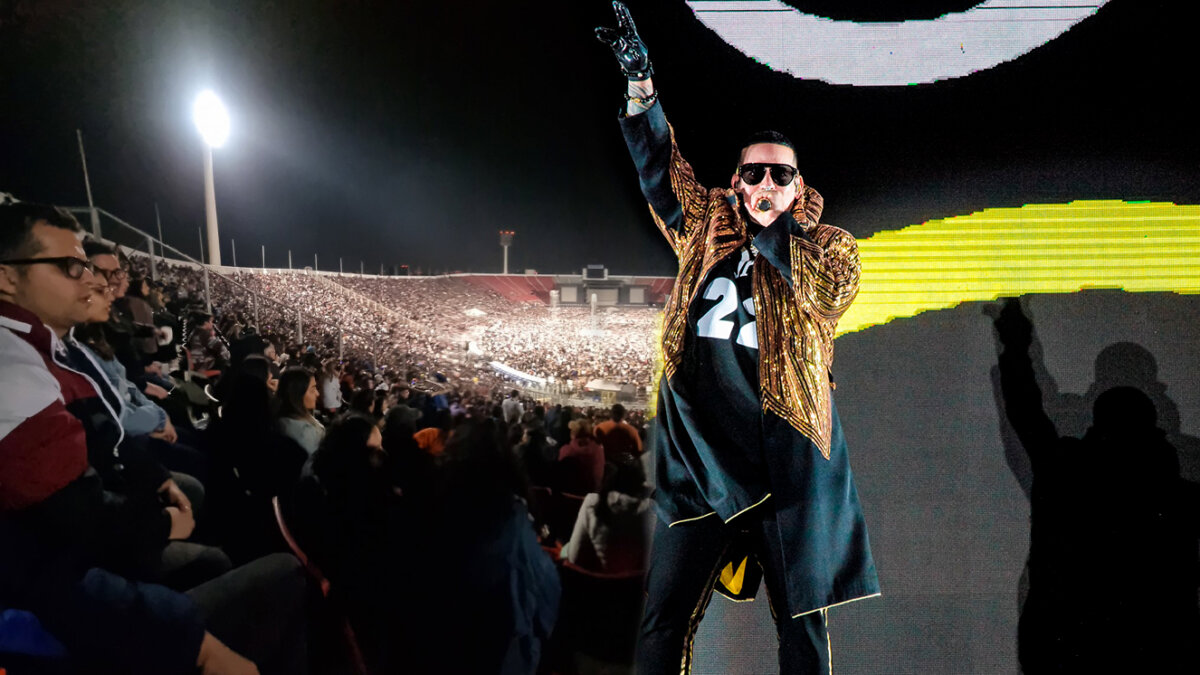 Caos y descontrol en concierto de Daddy Yankee en Chile Este martes el Estadio Nacional de Santiago de Chile presenció un hecho de violencia y caos, cuando más de 4.000 personas lograron colarse sin entrada al concierto del reconocido cantante de música urbana, Daddy Yankee.