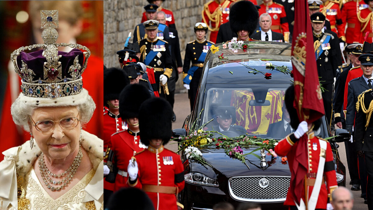 La imponente despedida a la reina Isabel II Ícono de una era, Isabel II, fallecida tras 70 años de histórico reinado, finalizó este lunes su último viaje en Windsor, adonde llegó en procesión tras su grandioso funeral en Londres para ser inhumada junto a sus padres y esposo.