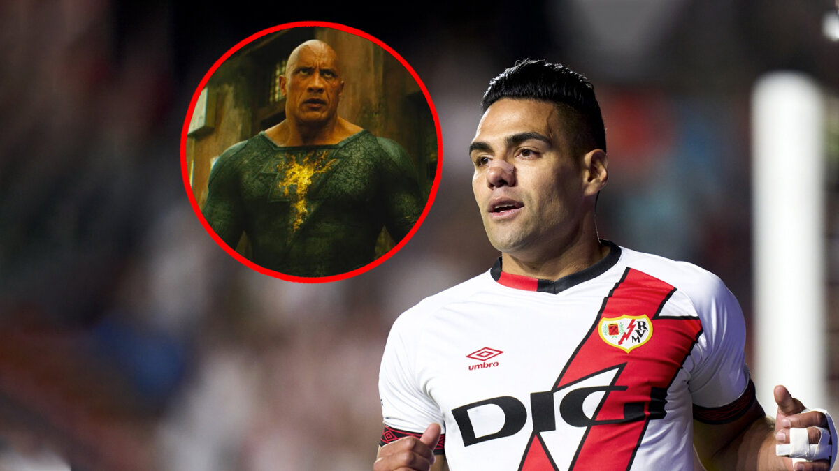 Falcao apareció en la nueva película del universo DC El nuevo gol de Falcao. El jugador colombiano ahora apareció en la película ‘Black Adam’ del universo DC y se volvió tendencia en redes sociales.