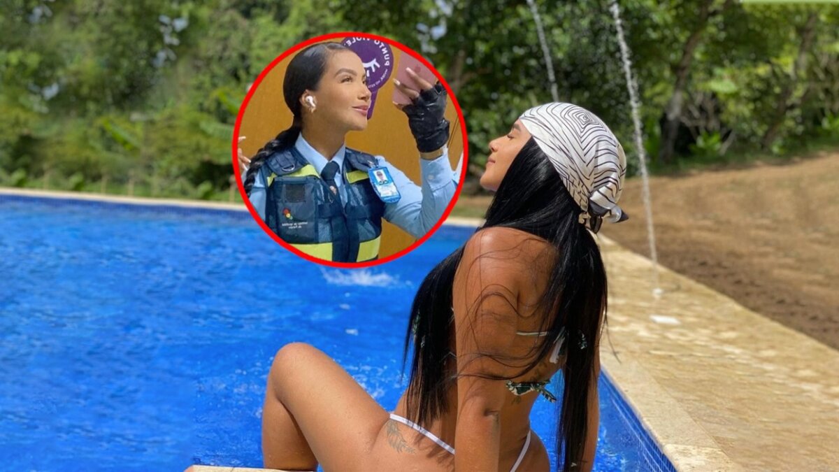La policía de tránsito más bella de Colombia La belleza de la mujer colombiana es incalculable. En esta oportunidad una policía de tránsito se volvió viral luego de que un usuario deTikTok publicara un video en el que resalta sus curvas y lo sensual que se le ve el uniforme de la institución.