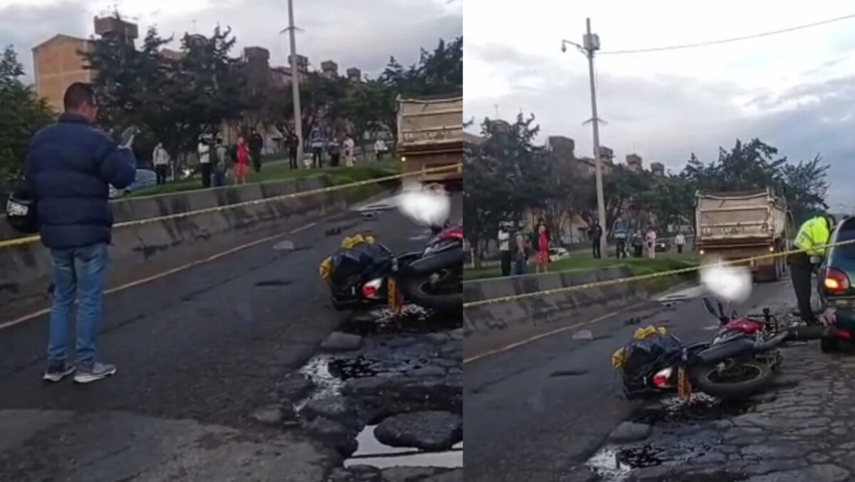 Tremendo trancón en la Avenida Villavicencio: accidente dejó una persona muerta En la mañana de este martes se presentó un grave accidente entre un tractocamión, un carro y una motocicleta. En el siniestro vial, una persona perdió la vida.