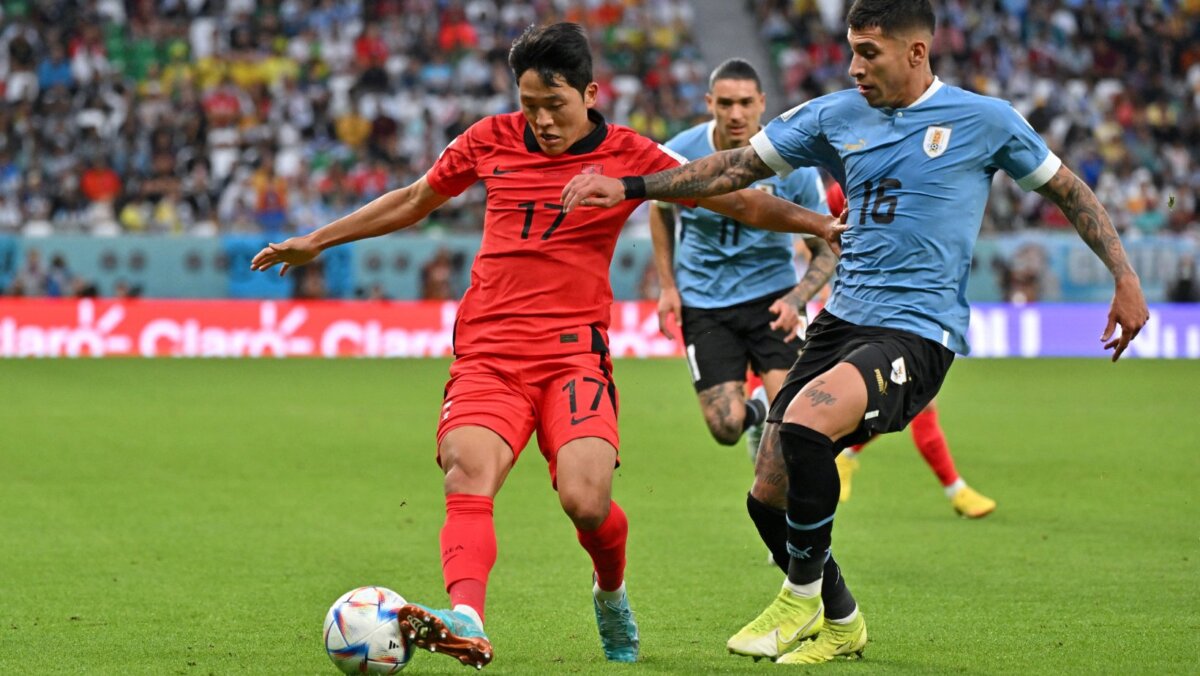 Los palos le negaron la victoria a Uruguay sobre Corea del Sur Los palos impidieron que Uruguay debutará con victoria en el Mundial de Catar-2022, el jueves ante Corea del Sur en la apertura del Grupo H, y terminó empatando 0-0.