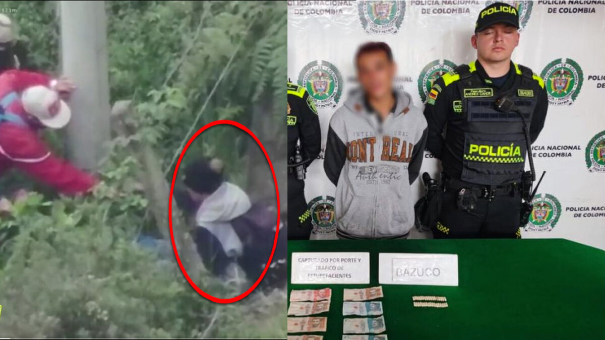 Cayó 'Tapitas' hombre que vendía droga en un potrero de San Cristóbal La Policía de Bogotá realizó tremendo operativo con todo y drones para lograr la captura de alias 'Tapitas', quien vendía droga a diestra y siniestra en un potrero ubicado en la localidad de San Cristóbal.