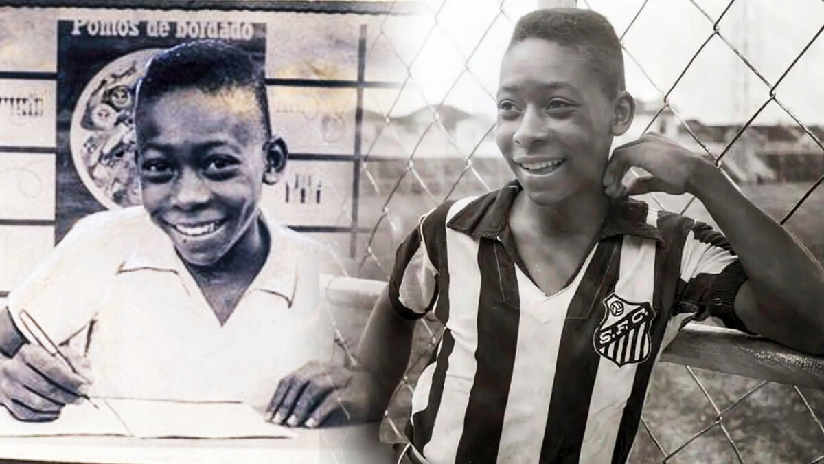 La infancia de Pelé: se ganaba la vida como limpiabotas Antes de que Edson Arantes do Nascimento se convirtiera en Pelé, era un niño más de los muchos que pertenecen a humildes familias que residen en la localidad de Tres Corazones, en el estado Minas Gerais, de Brasil.