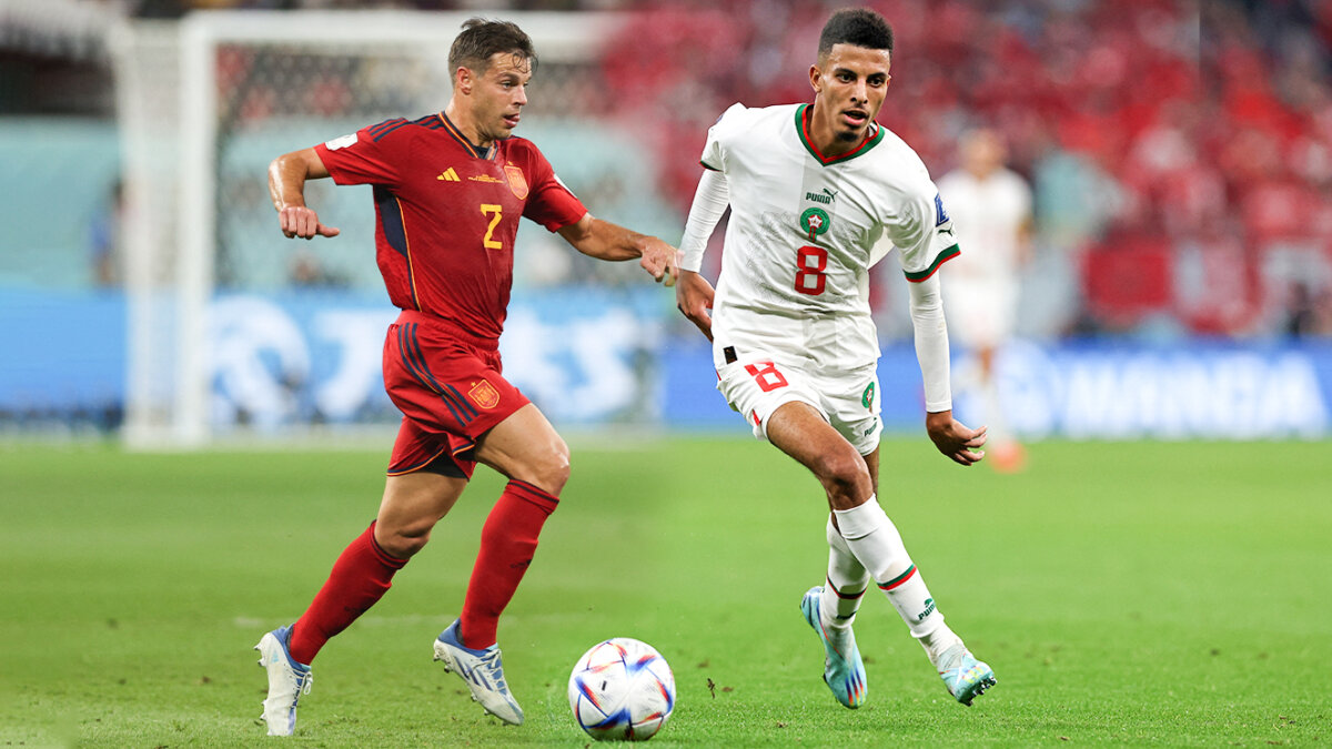 Marruecos y España se enfrentan en busca del pase a cuartos de final España y Marruecos empataron 0-0 al término de los noventa minutos reglamentarios en su duelo de octavos de final del Mundial de Catar-2022 y el cruce fue a la prórroga para decidir quién se queda con el billete para cuartos de final.