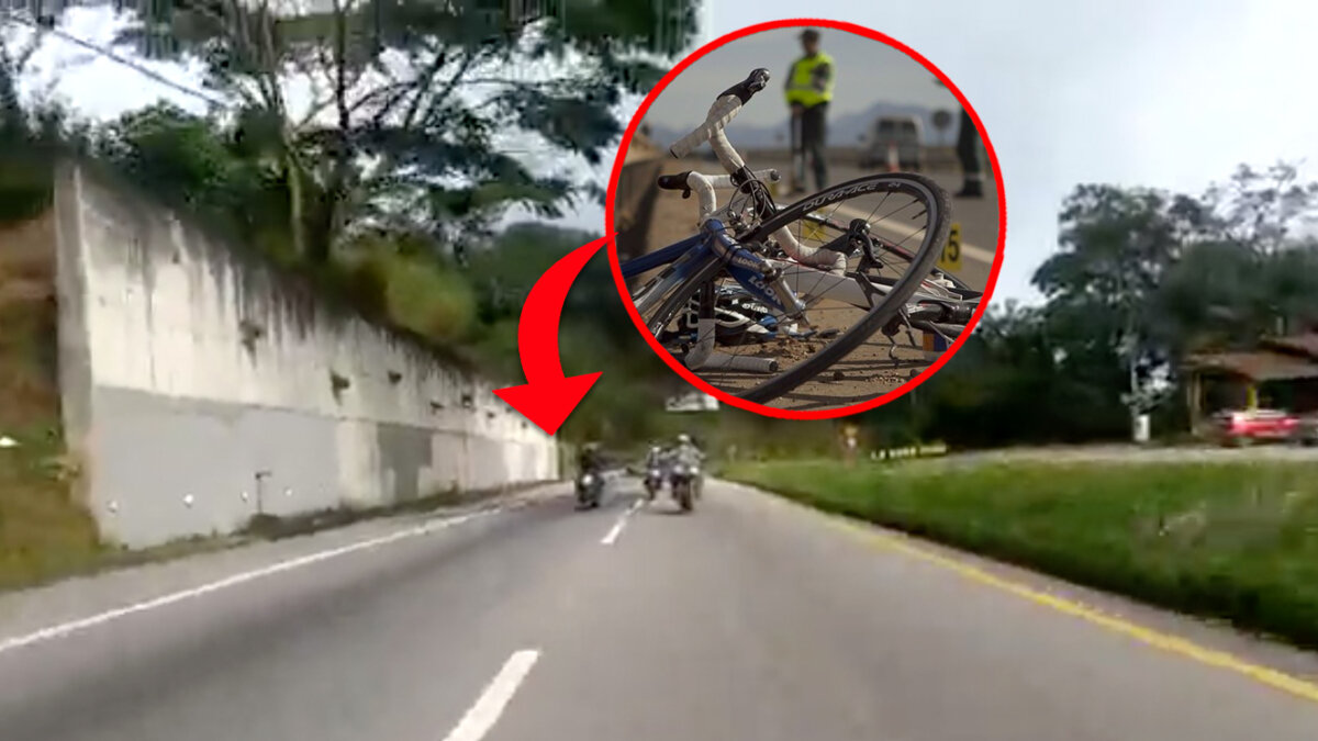 Tremendo accidente: irresponsable motociclista atropelló a ciclista en la vía Bogotá-Villeta En video quedó registrado el aparatoso accidente que provocó un irresponsable motociclista en la vía Bogotá-Villeta. En las imágenes, que ya son virales en redes sociales, se puede ver que el conductor de la moto hace una maniobra peligrosa y atropella a un ciclista.