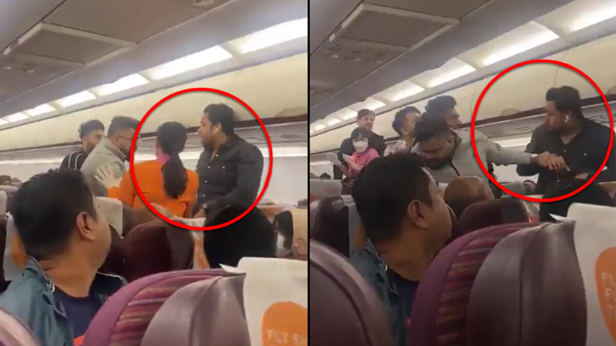 ¡Indigante! Borracho orinó a una mujer en pleno vuelo Un indignante hecho se registró en pleno vuelo que iba desde Nueva York hacia Nueva Delhi, en donde una mujer fue víctima de un pasajero borracho, quien la orinó.