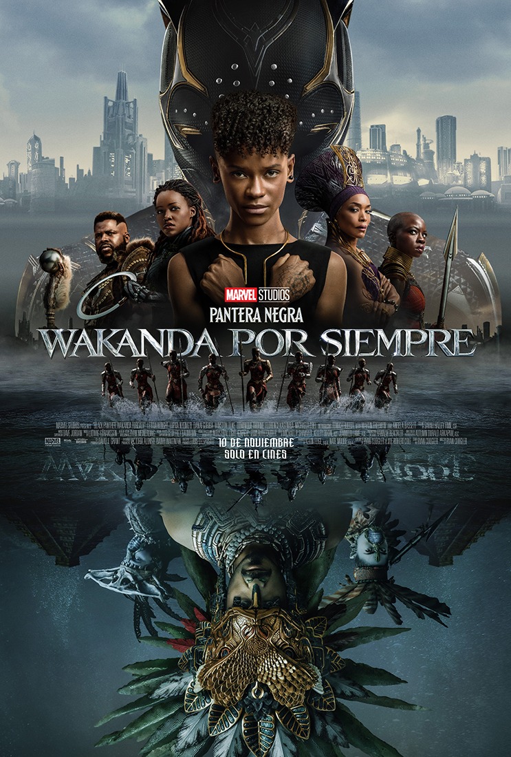 Disney+ estrenará Pantera Negra: Wakanda por siempre Tras su paso por las salas de cine, la plataforma de streaming Disney+ estrenará la más reciente película de Marvel Studios: Pantera Negra: Wakanda por siempre.