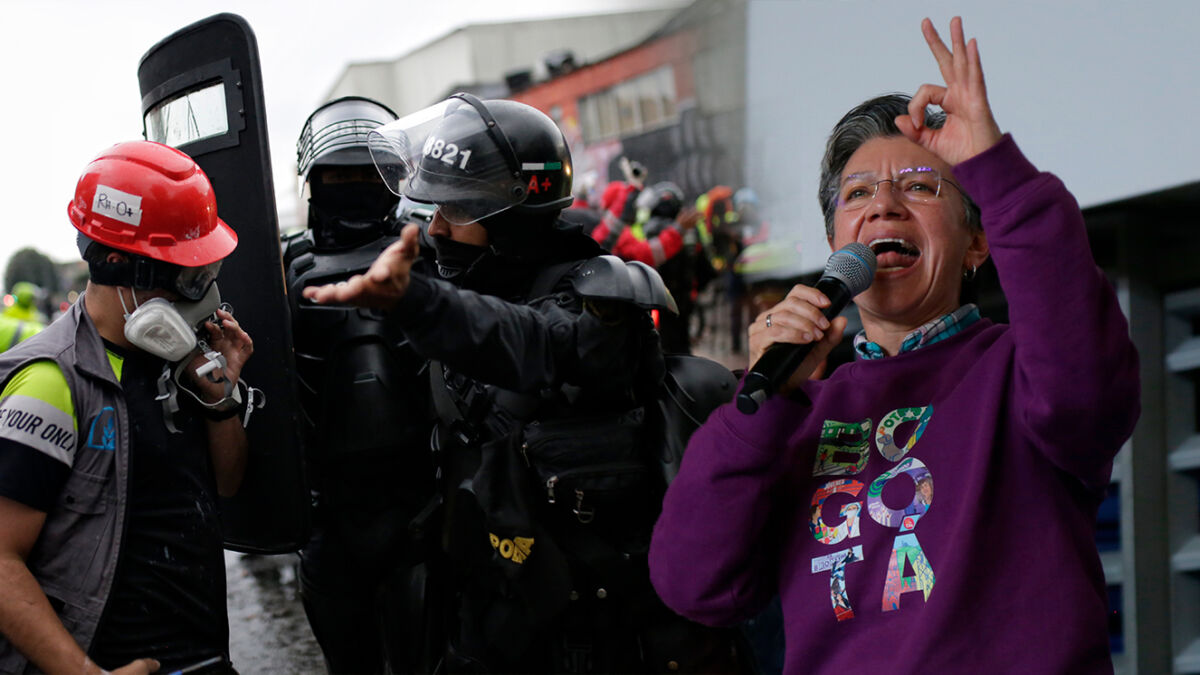 En Bogotá no hubo desaparecidos en el Paro Nacional": Claudia López