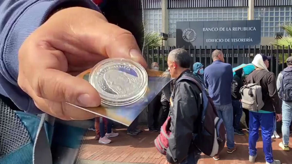 VIDEO: Inmensas filas para adquirir la moneda de $10 mil Ayer martes, el Banco de la República anunció que ya había puesto en circulación la nueva moneda conmemorativa de $10.000 de Policarpa Salavarrieta por la lucha de Colombia en la Independencia.
