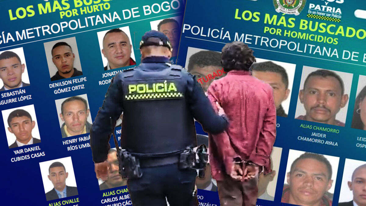 ¡Mucho ojo! Estos son los pillos más buscados en toda Bogotá Usted puede ayudar a la Policía Nacional a dar con la captura de estos delincuentes, para que respondan por delitos sexuales, homicidio, hurto, tráfico de estupefacientes violencia intrafamiliar.