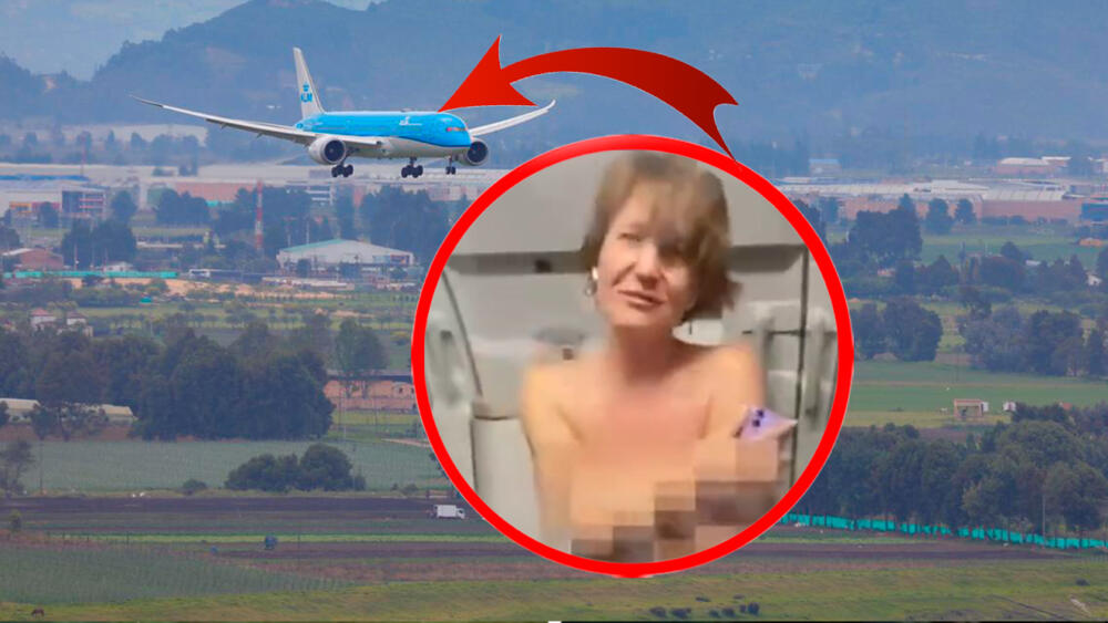 En video: Mujer se desnudó en pleno avión En redes sociales se viralizó un video en el que aparecer una mujer bajo los efectos del alcohol, se quitó la ropa dentro del avión.