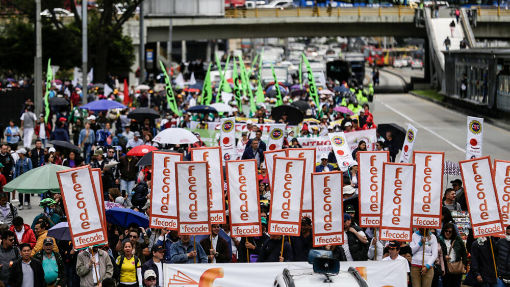 Fecode: arranca una nueva jornada de protestas en Bogotá Este martes 28 de febrero la Federación Colombiana de Trabajadores de la Educación (Fecode), tiene prevista una jornada de movilizaciones a nivel nacional.