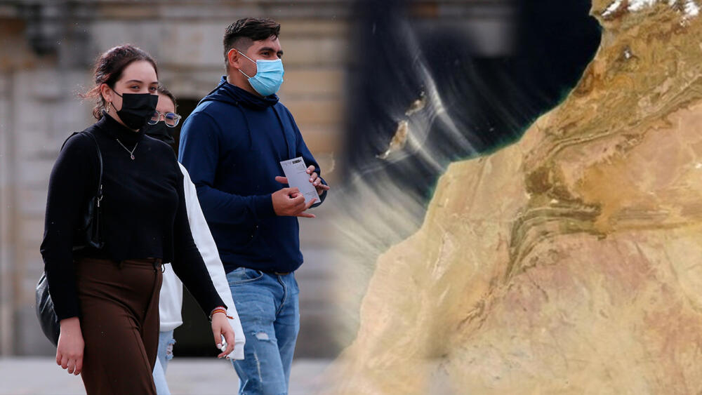 Tenga cuidado: polvos del Sahara pasarán por Bogotá La secretaria de Ambiente de Bogotá, Carolina Urrutia, afirmó que la próxima semana llegará a la capital el conocido fenómeno conocido como polvo del Sahara.