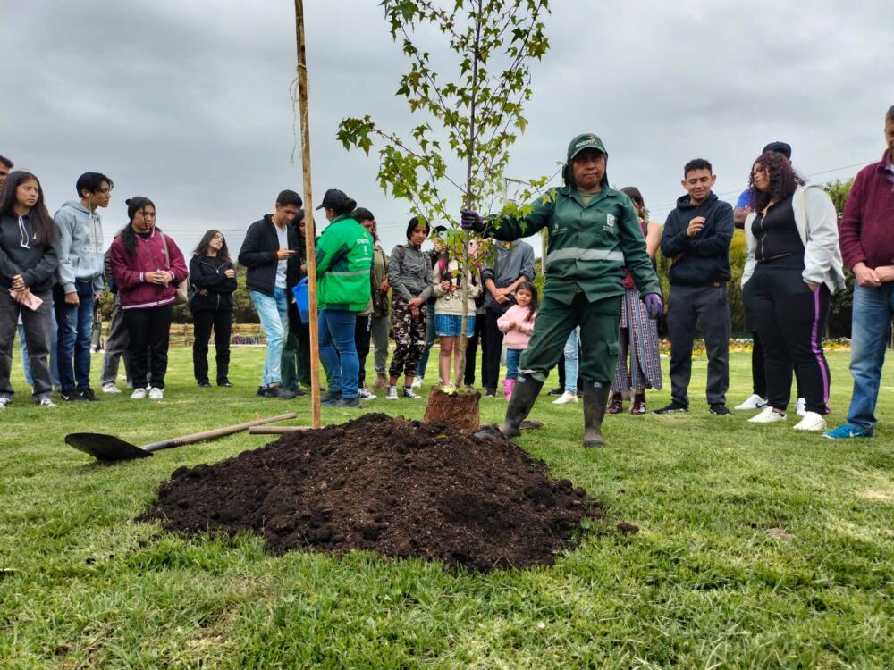 Bogotá plantará más de 2000 árboles para celebrar el día de la tierra Con ocasión del Día Internacional de la Tierra (22 de abril) y el Día del Árbol (29 de abril), el Distrito plantará 2.650 nuevos árboles en diferentes puntos de la ciudad, en el marco de varias jornadas que contarán con la participación de funcionarios, comerciantes, líderes ambientales, redes de cuidadores del entorno ambiental y voluntarios