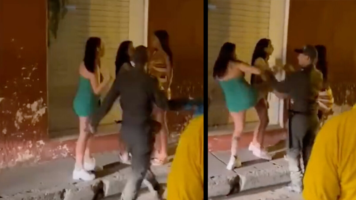EN VIDEO: A los golpes se fueron dos trabajadoras sexuales en Cartagena Las trabajadoras sexuales se habrían agarrado, al parecer, por un cliente en Cartagena.