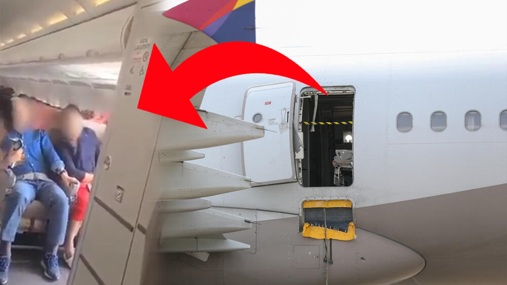 En video: pánico en pleno vuelo por pasajero que abrió la puerta del avión Momentos de pánico vivieron pasajeros abordo de un avión luego de que una persona abriera la puerta antes del aterrizaje.