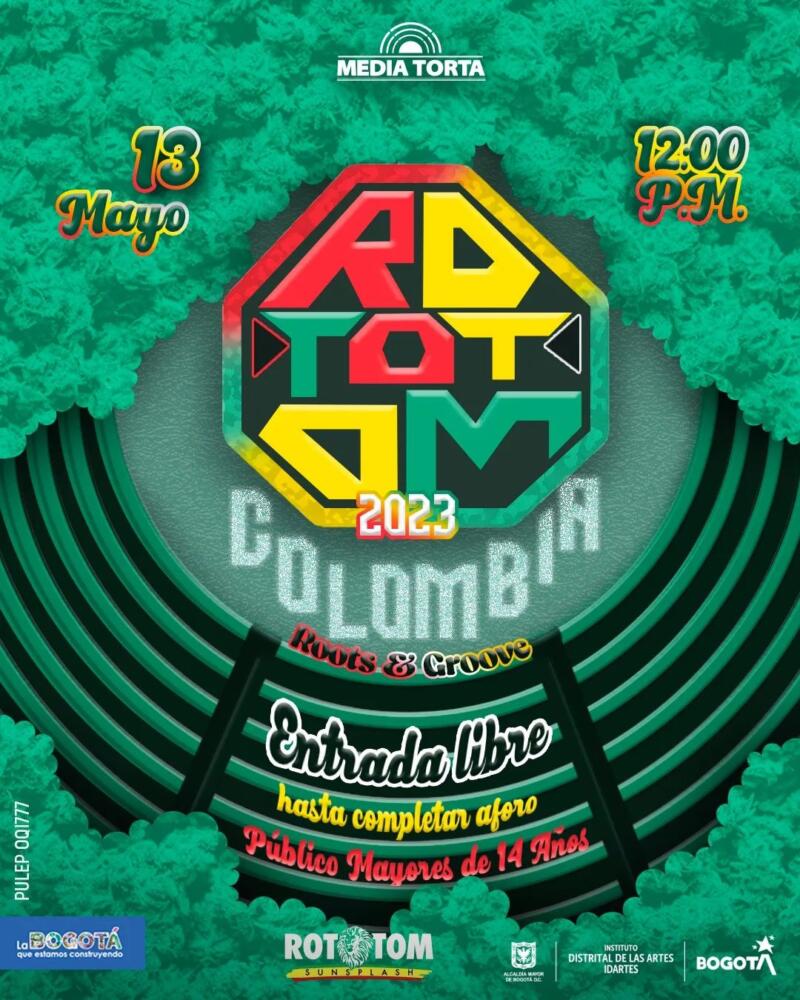 Apúntese para los conciertos gratuitos de reggae en Bogotá Mayo es considerado como el mes del reggae en Bogotá y es por eso que la capital pretende celebrarlo con 'todas las de la ley' pues este año se presentarán más de 15 artistas y bandas de Colombia, México y Jamaica para poner a bailar a todo el público bogotano con dos conciertos gratuitos que se realizarán en la media torta.