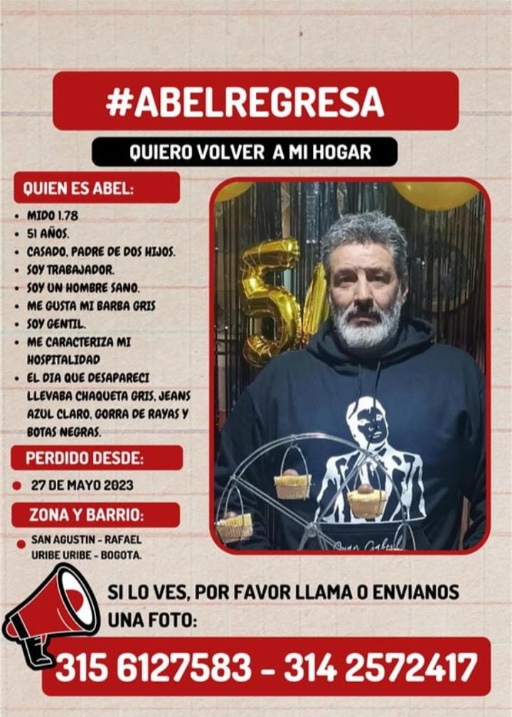 Misteriosa desaparición de Jose Abel Devia Romero