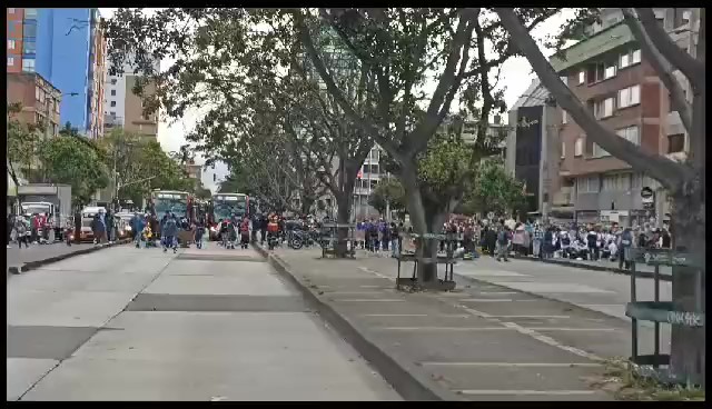 A esta hora: Bloqueos en la Avenida Caracas por protestas