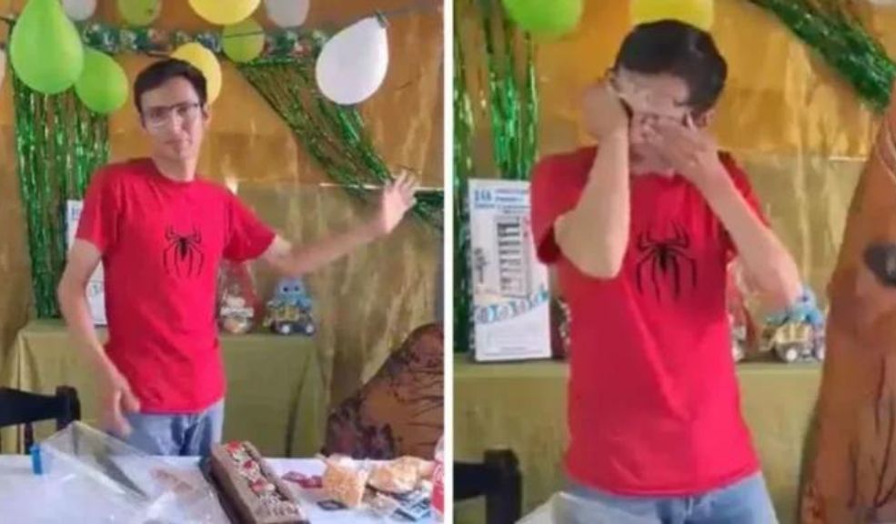 Hombre le preparó fiesta de cumpleaños a su hijo, pero la mamá no lo dejó ir