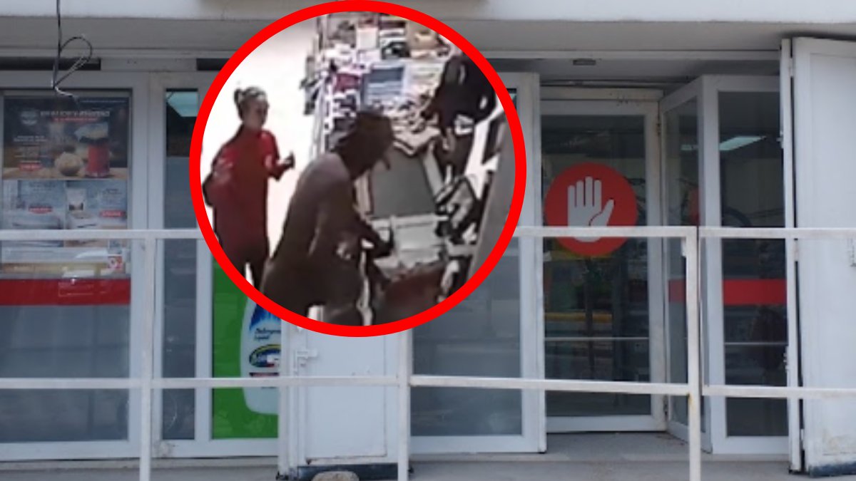 EN VIDEO: Indignante robo a un supermercado en Usme En video quedó registrado el momento en el que dos sujetos ingresan a robar en una tienda D1 ubicada en el barrio Valles de Cafam, en la localidad de Usme.